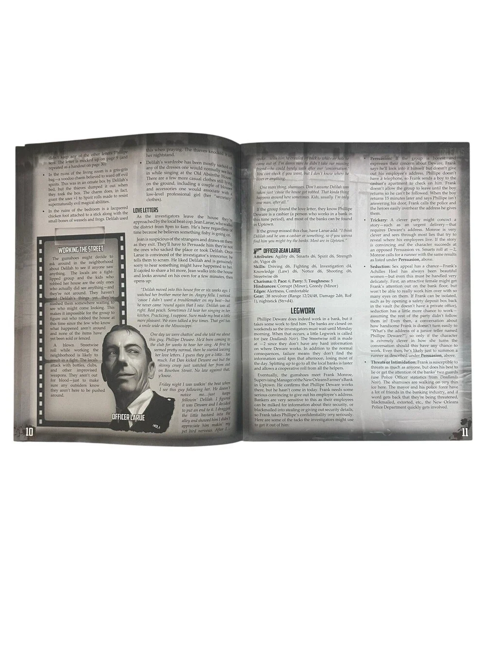 Savage Worlds: Deadlands Noir: Game Master's Screen 10701